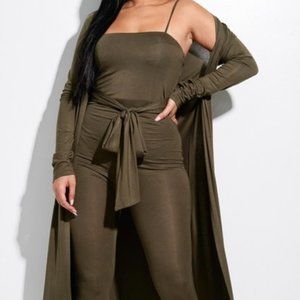 Olive Green 2 piece set
